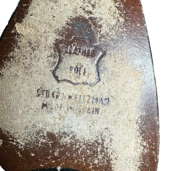 Stuart weitzman Black suede slip on square toe heels size 7 1/2 Y2K 90's style - Picture 9 of 11